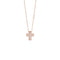 Belle Époque Pink Gold and Diamonds Necklace, 19x16mm